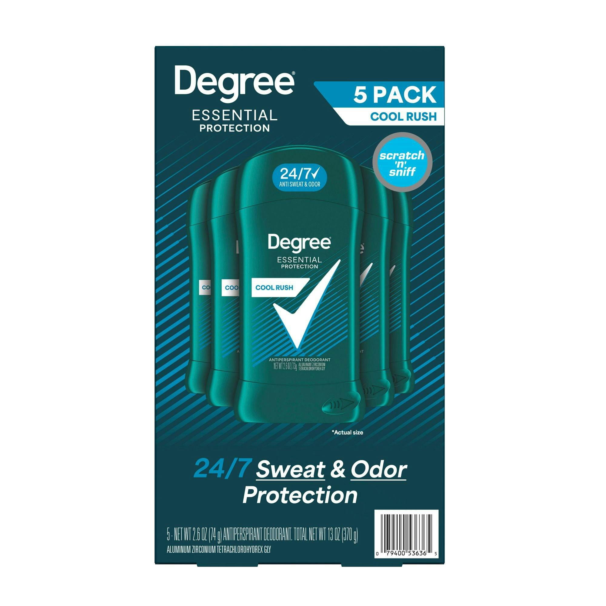 Degree Men Deodorant 5-Pack