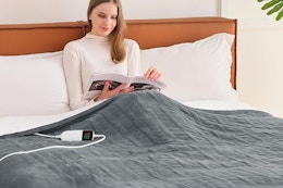 BOMOVA Heated Electric Throw Blanket