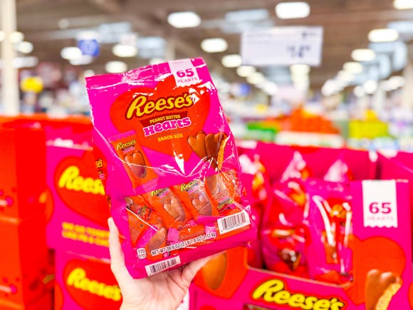 Reese's Valentine Peanut Butter Hearts 65-Pack, Only $14.98 at Sam's Club