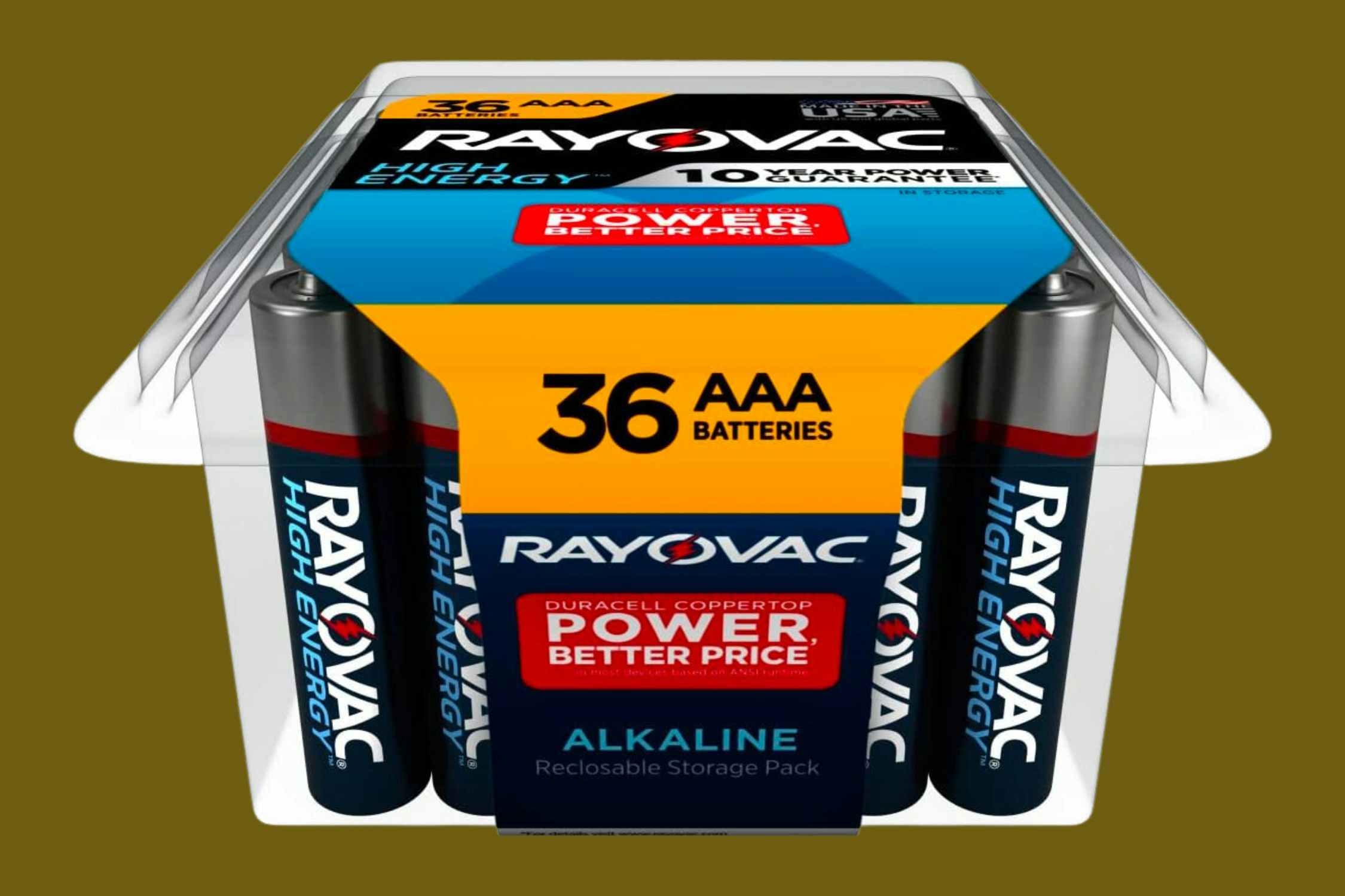 Rayovac AAA Batteries 36-Pack, as Low as $8.92 on Amazon