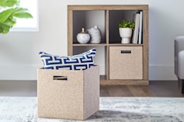 Tidy Up With a $10 Better Homes & Gardens Bin Set From Walmart (Reg. $19) card image