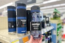 hand holding contigo water bottle