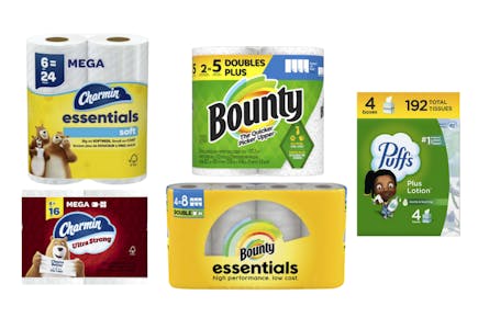 5 P&G Paper Products