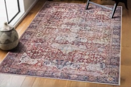 Lifestyle image of the Hauteloom area rug in home setting
