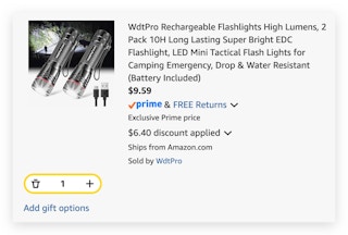 WdtPro Rechargeable Flashlights High Lumens