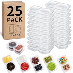 Double Compartment Condiment Containers