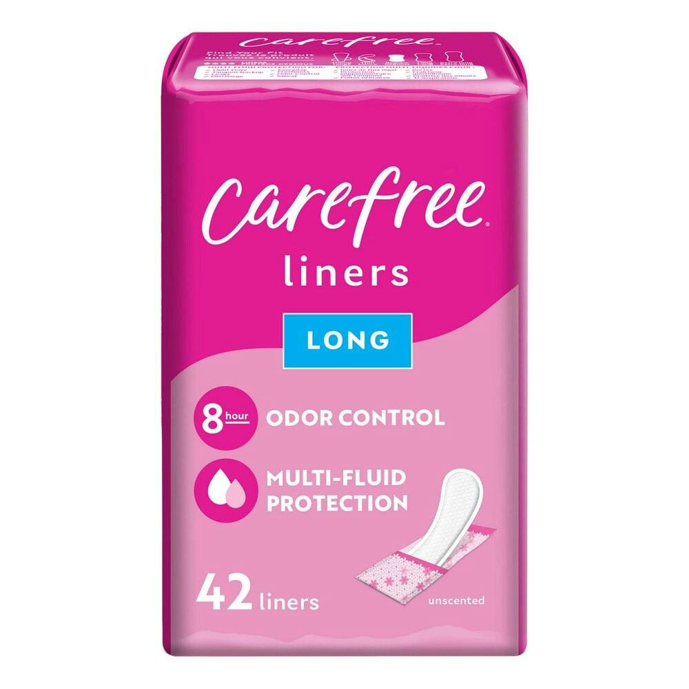 2 Carefree Panty Liner Packs