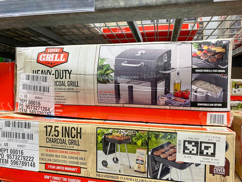 expert grill heavy duty 24 inch charcoal grill on walmart shelf