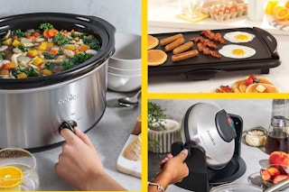 collage of cooks appliances