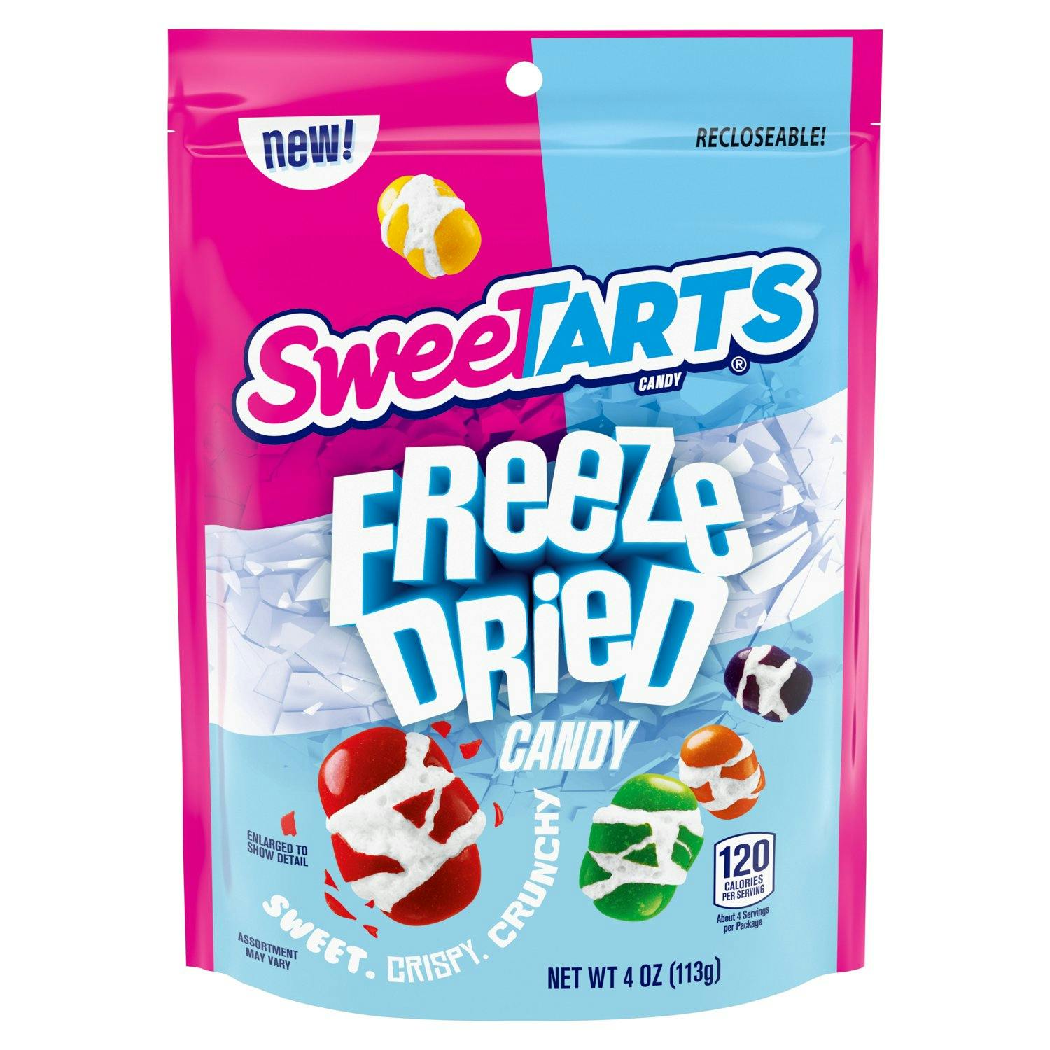 2 SweeTARTS Freeze Dried Candy Bags