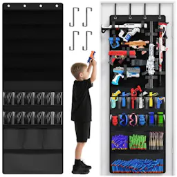 Over the Door Toy Gun Organizer
