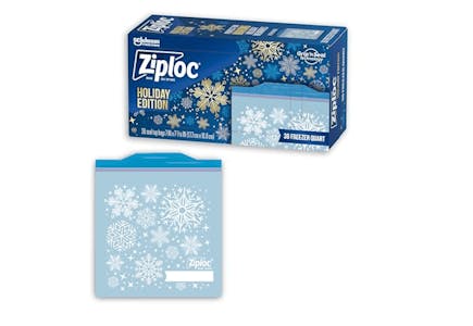 Ziploc Holiday Gallon Storage Bags