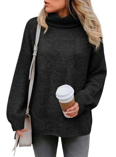 PRETTYGARDEN Women's Turtleneck Sweater