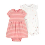Baby Romper and Dress Set