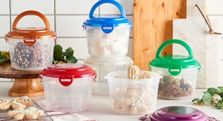 qvc locknlock 6 piece multi color nesting clear canisters featured image 1696358107 1696358107