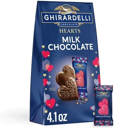 Ghirardelli Milk Chocolate Hearts