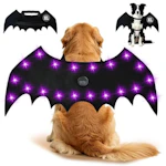 Light Up Pet Bat Wings Costume