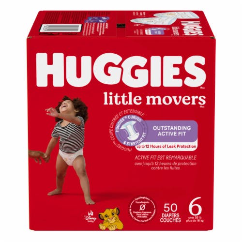 Huggies Little Movers Diapers Box