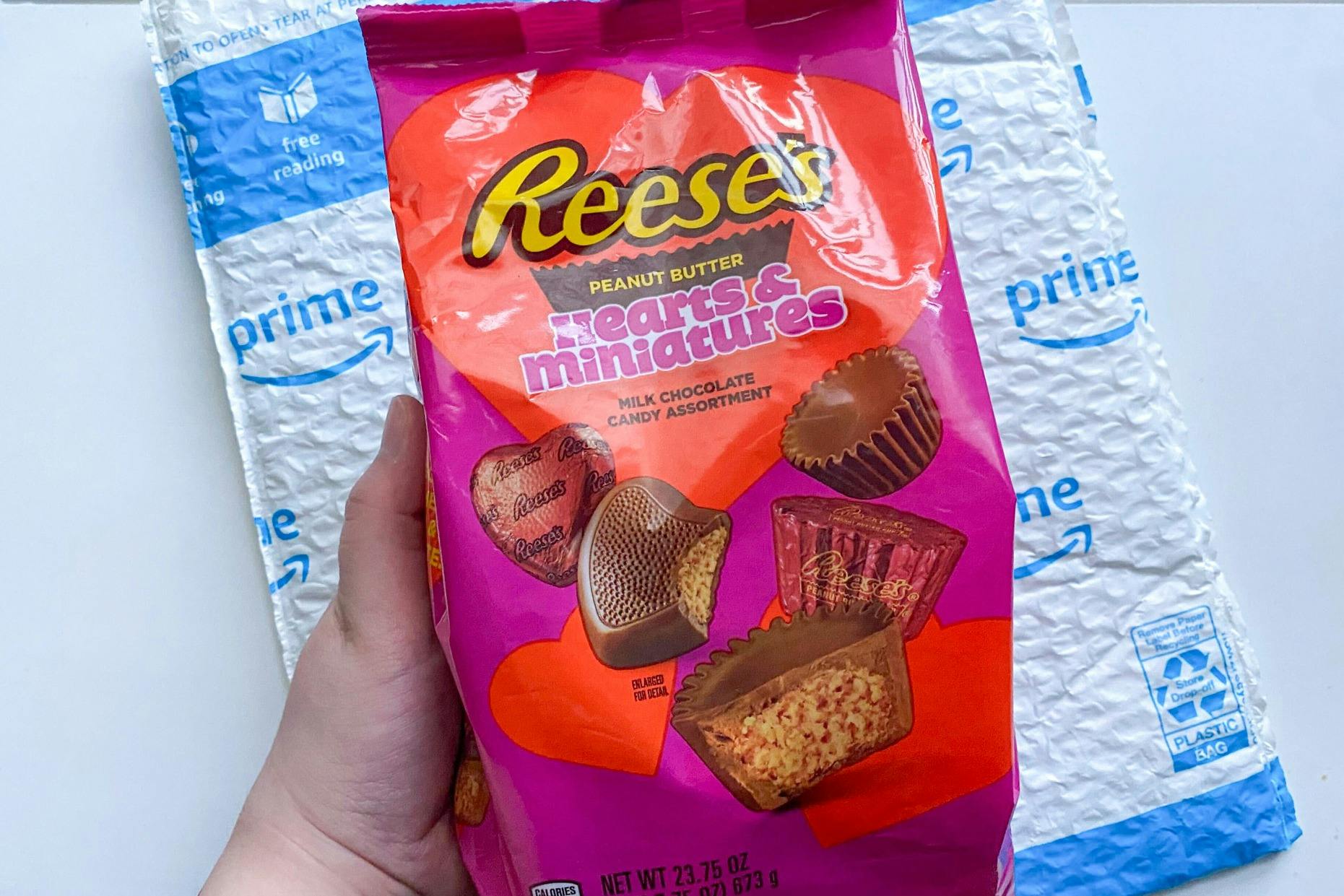 Reese's Valentine's Day Peanut Butter Cups Miniatures - 6.5oz : Target