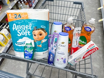 colgate crest oral-b dove palmolive angel soft in walgreens cart