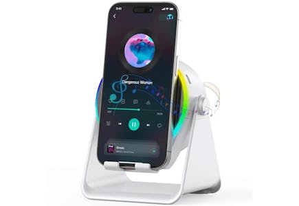 Wireless Induction Phone Stand Speaker