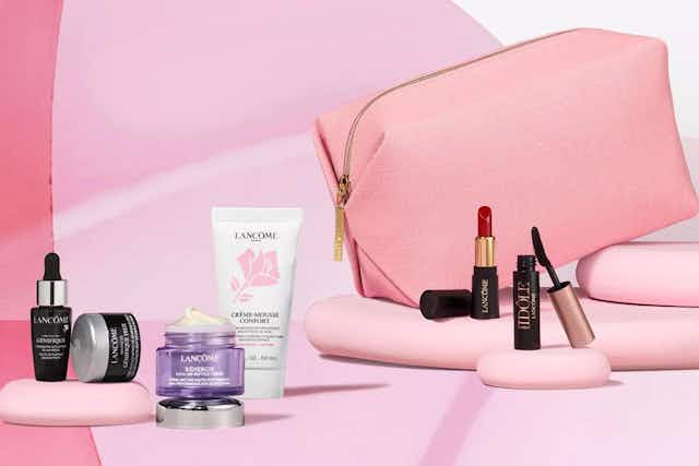 Get $177 Worth of Lancome Beauty Products Free With $40+ Purchase at Macy's card image