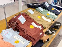 cat & jack toddler shorts sitting on a target shelf