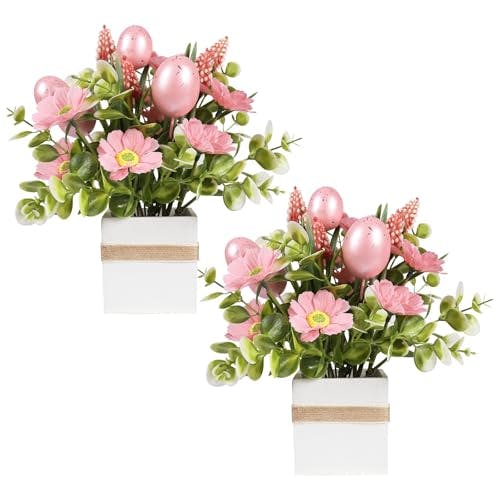 Easter Egg Potted Decorations