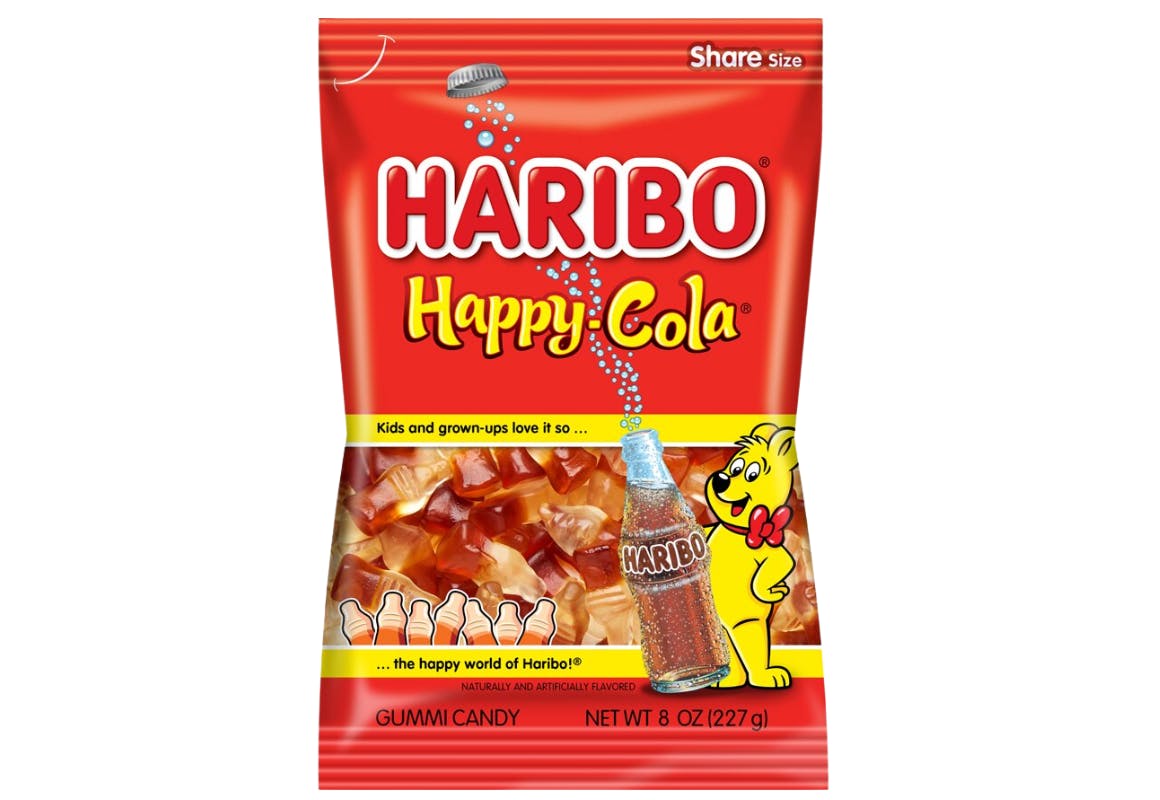 2 Haribo Happy Cola Candy Bags