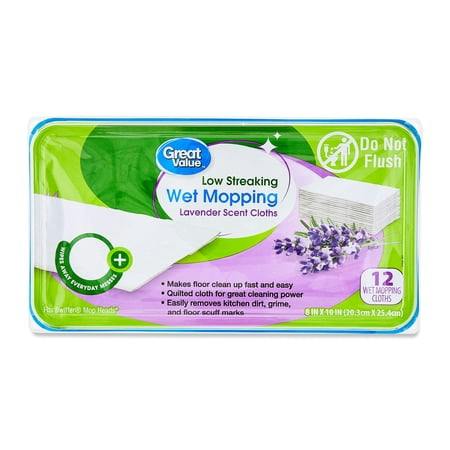 Great Value Wet Mopping Cloths