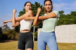 Women's Athletic Shorts 4-Pack, Just $12.23 on Amazon card image