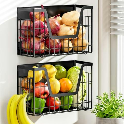 Magnetic Fridge Storage Shelves 2-Pack