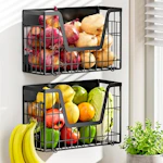 Magnetic Fridge Storage Shelves 2-Pack