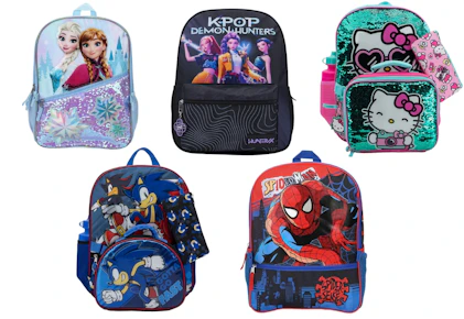Kids' Character Backpack Set