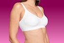 woman wearing white bra on KCL template