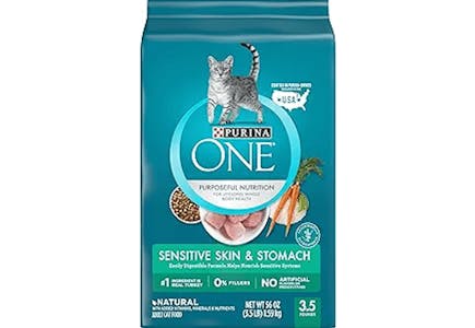 2 Purina OneDry Cat Food