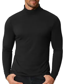 COOFANDY Men's Mock Turtleneck