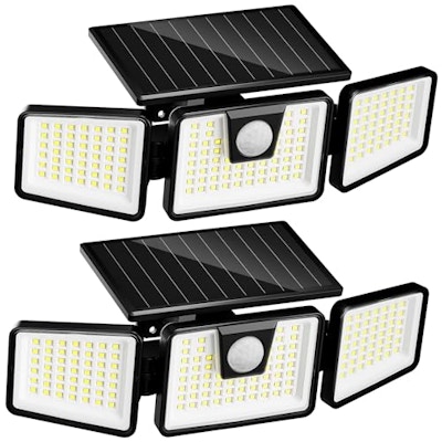 Solar Motion Sensor Lights 2-Pack