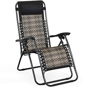 Patio Rattan Lounge Chair