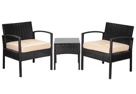 Alcott Hill Rattan Seating Group