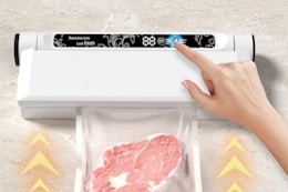 Vacuum Sealer Machine, Under $15 With Amazon Coupons card image