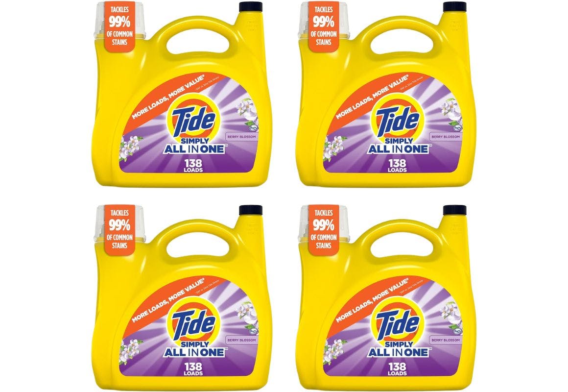 4 Tide Laundry Detergents