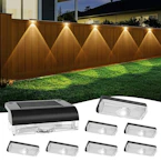 Solar Fence Lights 8-Pack