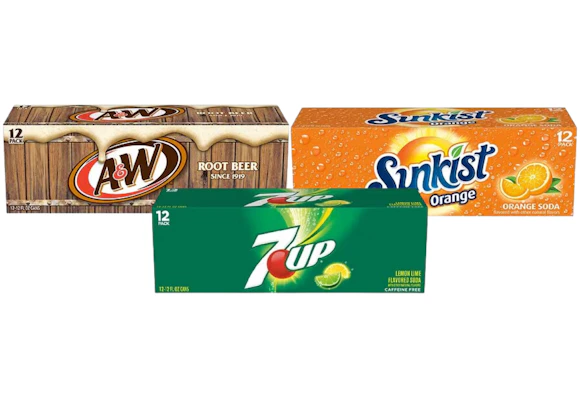 3 Soda 12-Packs