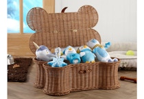 Dog Bone Basket and Dog Toy Set