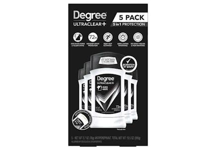 Degree Men Deodorant 5-Pack