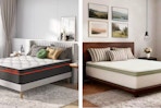 home depot mattress sale collage