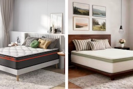 home depot mattress sale collage