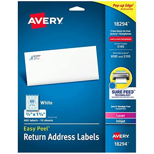 Avery Address Labels 5-Pack