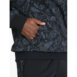 Adult Paisley Print Fleece Hoodie